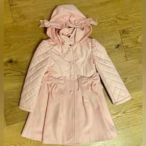 Lapin House pink wool coat size 5 (110 cm)